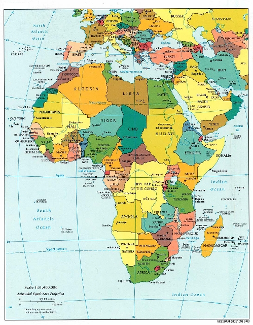 Landkaart-Afrika.jpg - Africa in Countries