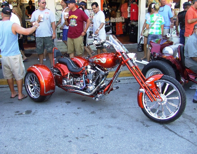 2008_09200067.JPG - On Three Wheels