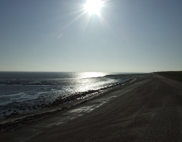 2008_1109_Texel0016.JPG - Dyke in Backlight