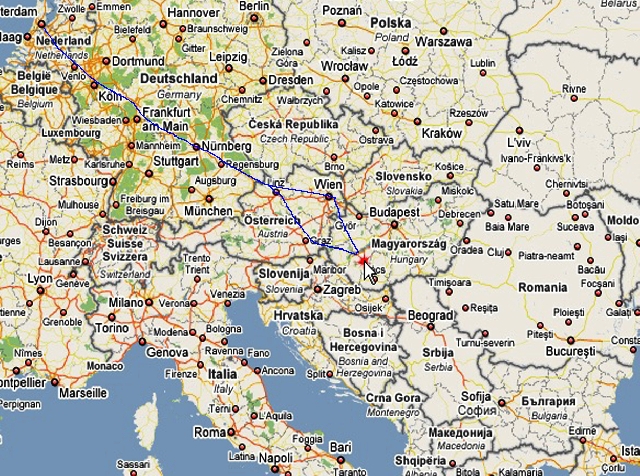 Ungarn.jpg - Up & Back To Lake Balaton in Hongarian, a trip of 3350 KM